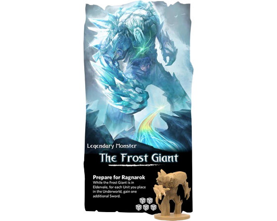 Dwellings of Eldervale - Frost Giant Miniature with Bifröst Bridge Hex Tile
