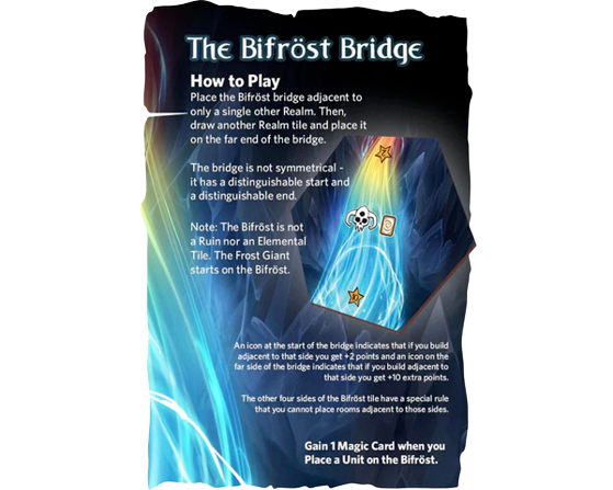 Dwellings of Eldervale - Frost Giant Miniature with Bifröst Bridge Hex Tile